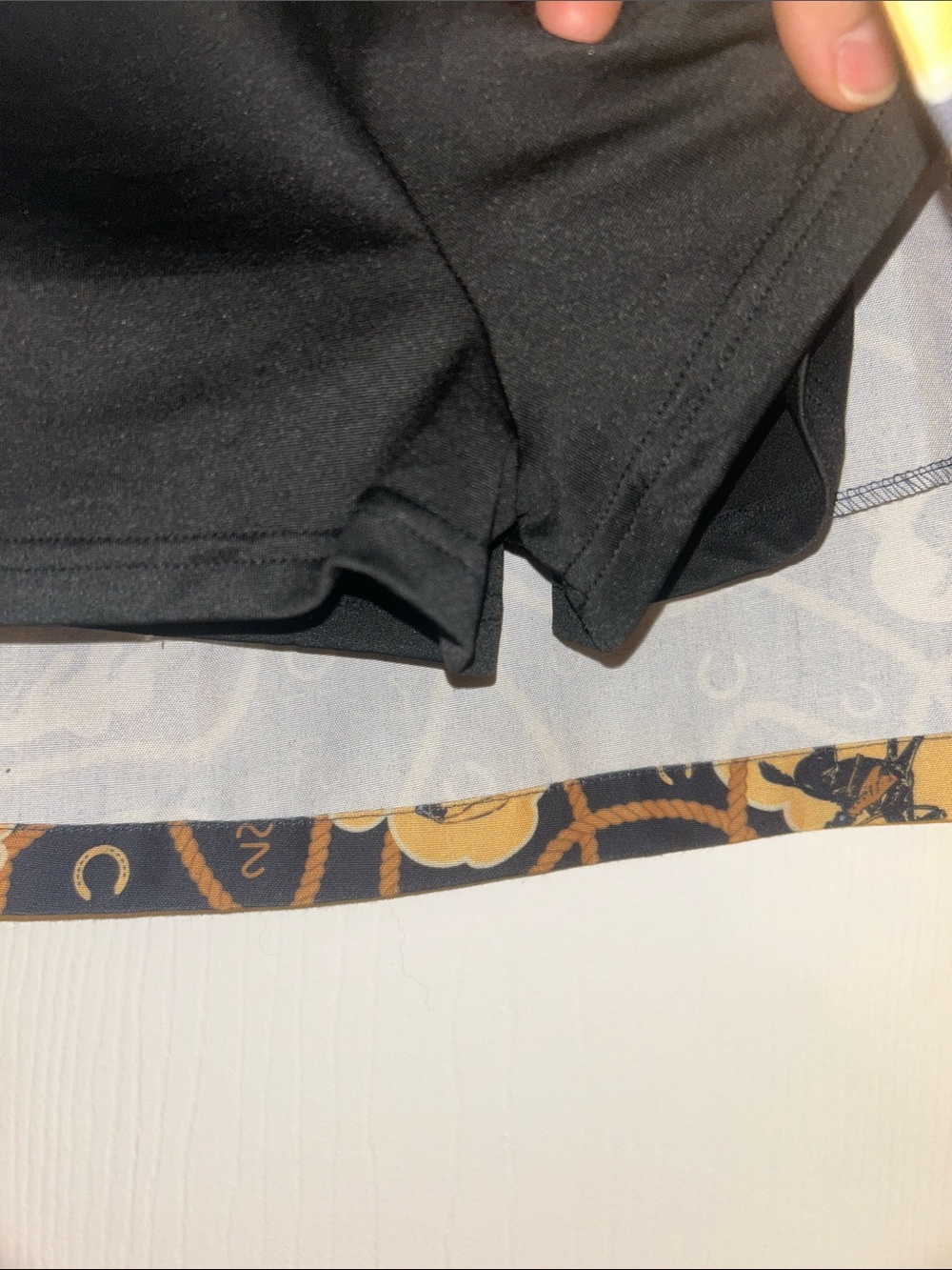 Black & tan western Print Mini Skirt by 2FLY - Picture 6 of 7